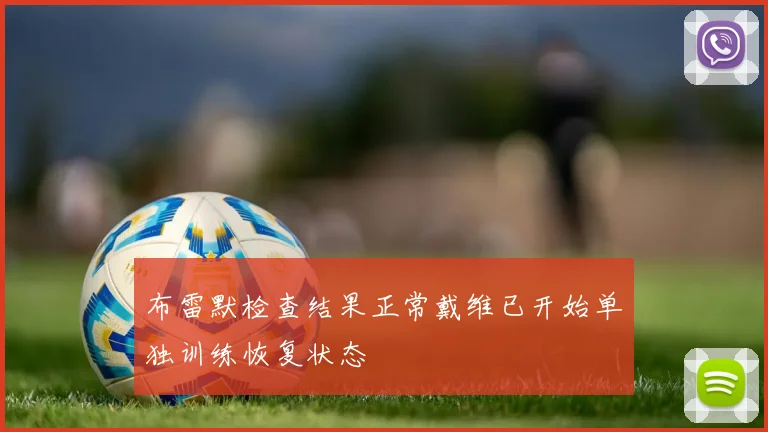 布雷默检查结果正常戴维已开始单独训练恢复状态